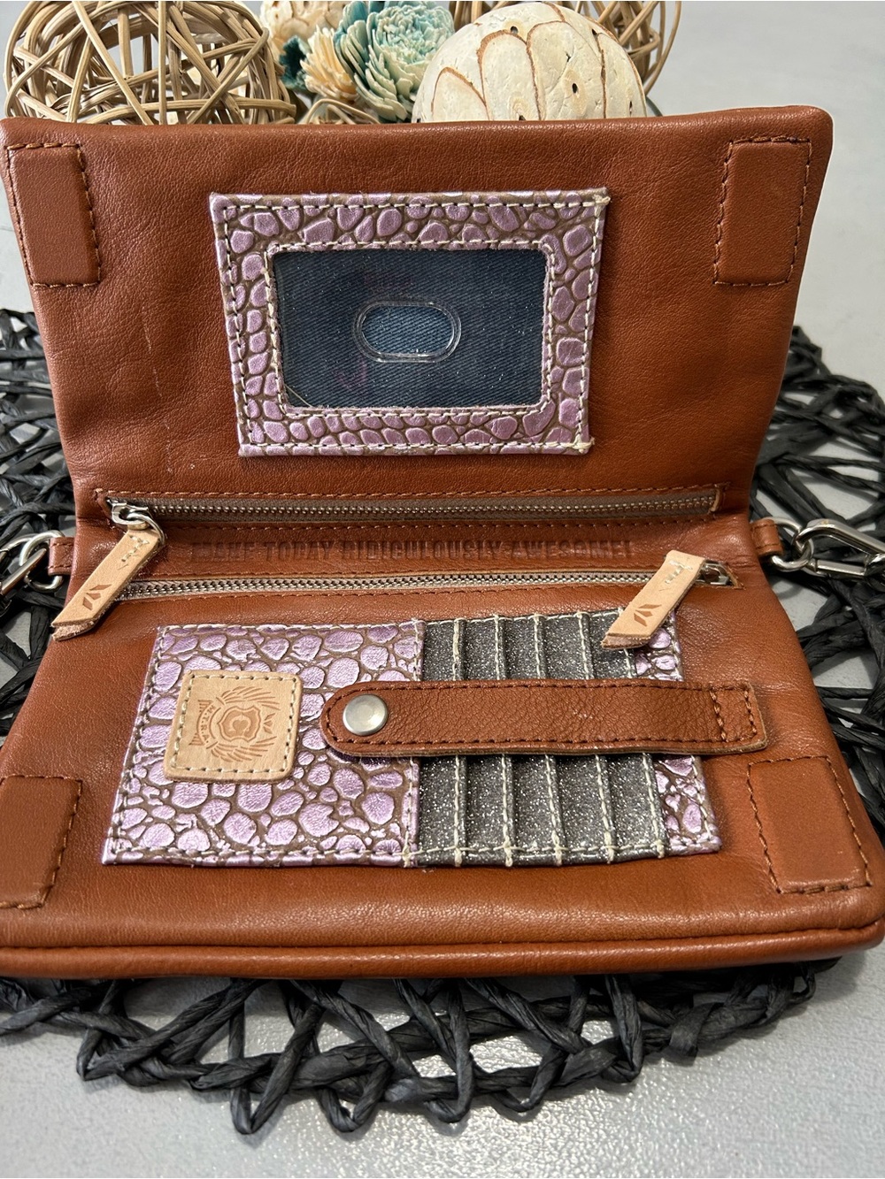 Consuela Brandy Uptown Leather Crossbody - Picture 4 of 10